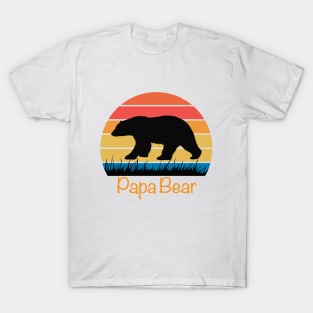 Papa Bear Dad Shirt Mens Shirt, New Dad T-Shirt